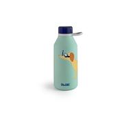 IBILI - Max & Wax 350 ml Water Bottle for Liquids, Stainless Steel 18/10, Double Walled