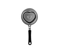 IBILI Moka Heart-Shaped Mini Pan, Steel, Non-Stick, Suitable for Induction Hobs