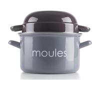 IBILI - 914618B - Aubergine Mussel Pot, 18 Cm, Gray/Purple