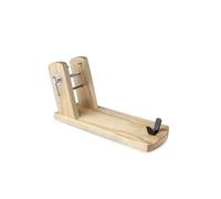 IBILI - Oak Ham Stand with Adjustable Width, Pine Wood, 46.5 x 18.5 x 25 cm