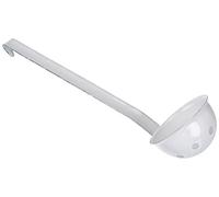 Ibili Olive ladle Blanca 8 cm of Enamelled Steel in White, 8 x 8 x 8 cm