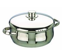IBILI Oslo Stock Pot with Lid, 24 cm, Stainless Steel, Suitable for Induction Hobs