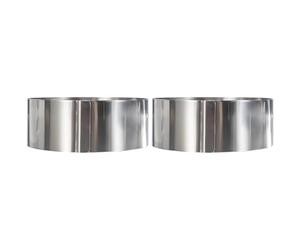 Ibili Pastry Ring 12x4,5 cm of Stainless Steel, Silver, 12 x 4.5 cm (Pack of 2)