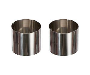 Ibili Pastry Ring 7x6 cm of Stainless Steel, Silver, 7 x 6 cm (Pack of 2)