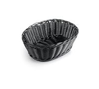 IBILI - Polyratan Bread Bin Black Oval 24X16X8 cm