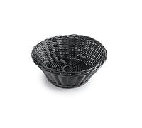 IBILI - Polyratan Bread Bin Black Spigot Round.18X6 cm