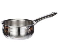 Ibili Saucepan Prisma Belly Shape 14 cm of Stainless Steel/Metal, Silver
