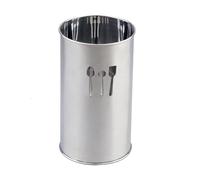 Ibili Kitchen Tools Holder 10x18 cm of Stainless Steel, Stainless-Steel, Silver, 10 x 10 x 18 cm