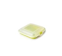 IBILI - Sandwhich Taper Sausage Cheese Holder, 14.5 x 3.5 cm, BPA Free Plastic, Reusable, Green