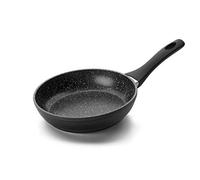 IBILI - Natural Frying Pan, Aluminum, Stone Style Non-Stick, Suitable for Induction, 14 cm Maximum Diameter, 10.2 cm Base Diameter