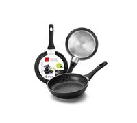 IBILI 440018 Frying pan Natura 18 cm, Aluminium, Black