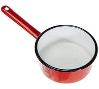 Ibili Saucepan Promo 12 cm of Enamelled Steel in red/White, 12 x 12 x 12 cm
