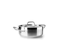 IBILI Saucepan with Lid 22 cm Stainless Steel 18/10 Suitable for Induction Cookers
