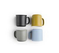 IBILI - Set of 4 Espresso Cups, 110 ml, Colorfull