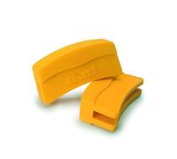 Ibili Silicone Handles 2 Pieces Big 32 and 36 Cm, Yellow, Large