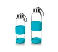IBILI Sky Glass Bottle, Blue, 500 ml, Borosilicate, Reusable, Shock-protector
