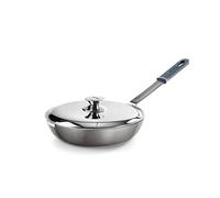 IBILI Titanio Chef Frying Pan with Lid for Flipping Omelettes, 26 cm, Aluminium, Quantanium Non-Stick Coating, Suitable for Induction Hobs