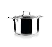 IBILI - Triply Natural 26 cm Tricapa Pot, Stainless Steel, Suitable for Induction, Non-Stick
