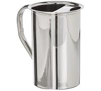 Ibili Water jug Straight 2 l of Stainless Steel, Silver, 7 x 7 x 18 cm