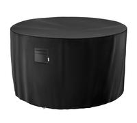 iBirdie Round Patio Furniture Cover 84 x 34 inch, 7 ft, Outdoor Waterproof and Weatherproof for Garden Table and Chairs, Heavy Duty 600D, fit 84, 82 Diameter