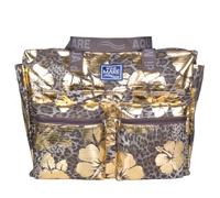Ibiscus 100% Polyester MACULATED SQUARE SEA BAG AQUA DI MARE, blue, Contemporary