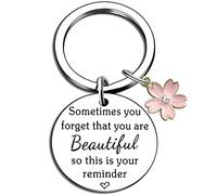 ibiwe Gifts For Friends Female Inspiration Gifts For Women Who Have Everything Sister Teen Girls Friend Bestie Daughter Funny Keychain Presents Stocking Stuffers Birthday Christmas Gifts, Silver, S