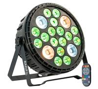 Ibiza - BIGPAR-16RGBW4WWCW - XXL PAR floodlight - 16 LEDs RGBW Multicolour + 4 LEDs UV warm and cool white - 12 DMX channels - Strobe and dimmer effect - Party, stage, show, event