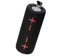 Ibiza - BULLET-TWIN - Speaker on Rechargeable Battery 2-In-1 divisible - Turn 1 speaker into 2 Autonomous Stereo Speakers - IPX5 - Bluetooth, Micro-SD, AUX - Black