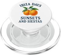 Ibiza Days Sunsets and Siestas - Oranges PopSockets PopGrip for MagSafe