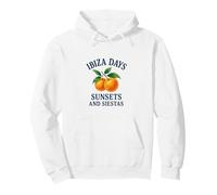 Ibiza Days Sunsets and Siestas - Oranges Pullover Hoodie
