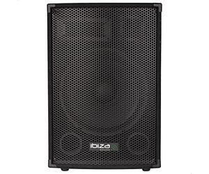 Ibiza - DISCO12B - 3 way passive trapezoidal speaker with 12"/30cm bass driver - 600W - Black