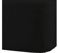 Ibiza Dream Marilyn Bed & Bath 100% Brushed Cotton Flannelette Fitted Sheets (Black, Superking)