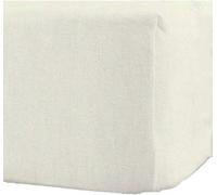 Ibiza Dream Marilyn Bed & Bath 100% Brushed Cotton Flannelette Fitted Sheets (Cream, King)
