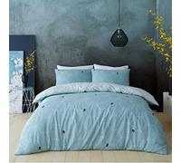 Ibiza Dreams Luxurious Bee Happy Duvet Set With Matching Pillowcase Available In (Green, King)