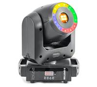 Ibiza - E-SPOT100 - Spotlight 100 W + LED ring RGB multicolor 12 x 0,3W - 15 DMX channels - Rotating tray - Gobos and strobo effect - Party, show, event