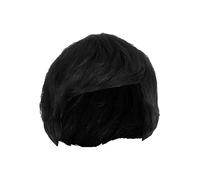 Ibiza Final Boss Iconic Black Bowl Cut Wig for Festivals, Raves & Parties Bold Statement Costume Hairpiece for Cosplay, Halloween 2025 Events & Themed Nights