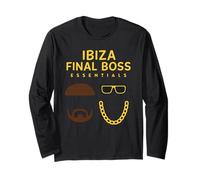 Ibiza Final Boss Party Legend Rave & Festival Essentials Long Sleeve T-Shirt