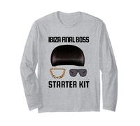 Ibiza Final Boss Starter Kit Funny Meme Club Star Spain UK Long Sleeve T-Shirt