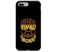 Ibiza Final Boss Typographic Portrait Minimalist Rave Party Case for iPhone 7 Plus/8 Plus