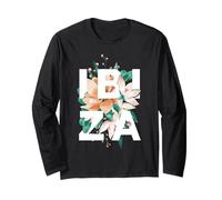 Ibiza Floral Design Spain Beach Vibes Long Sleeve T-Shirt