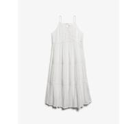 Ibiza long camisole dress women Superdry Blanc XS