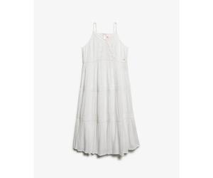 Ibiza long camisole dress women Superdry Blanc XS