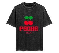 Ibiza Pacha Club Spagna Europa Dance Scene Crazy Times T-Shirt Mens Unisex Black Tees L