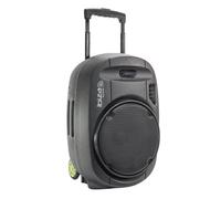 PORT15VHF-MKII - IBIZA - STAND-ALONE PORTABLE SOUND SYSTEM 15”/38CM WITH USB-MP3, VOX, BLUETOOTH & 2 VHF MICROPHONES - 800W, 17-2603