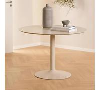 Ibiza Round Dining Table - 4 Seater - 110cm - Beige