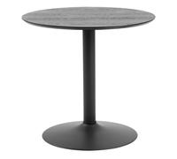 Furniture To Go Ibiza Small Round Café Table in Black Furniture To Go Black