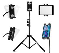 Ibiza - SMM20 - Telescopic and flexible tripod for smartphone and tablet - 360° rotation - Can be tilted to any position - Carry bag included
