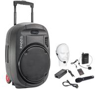 Ibiza Sound PORT12-MKII UHF Portable PA System Wireless Handheld Bluetooth