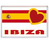 Ibiza - Spain - Europe - Spanish Flag- Jumbo Fridge Magnet