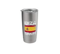 Ibiza Spain Flag Design Proud Spanish Flag Stainless Steel Insulated Tumbler